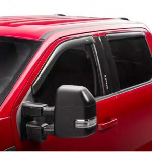 Vindavviser sett til dørene. Sort matt. 4 deler