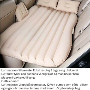 Madrass til lasteplanet (medium 5,0–5,2 fot)